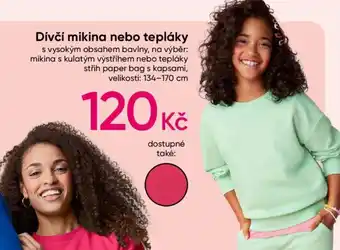 Pepco Dívčí mikina nebo tepláky nabídka