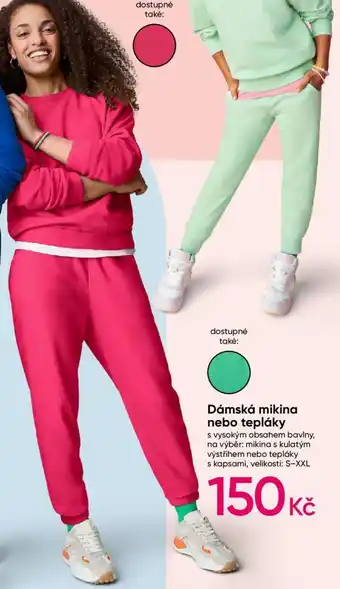 Pepco Dámská mikina nebo tepláky nabídka