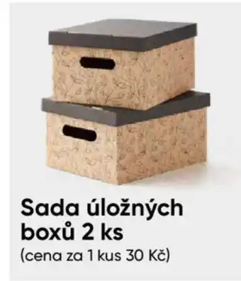 Pepco Sada úložných boxů 2 ks nabídka