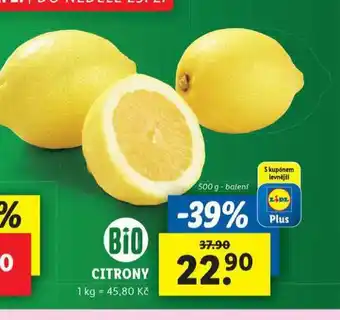 Lidl Citrony nabídka