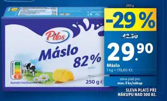 Lidl Máslo nabídka