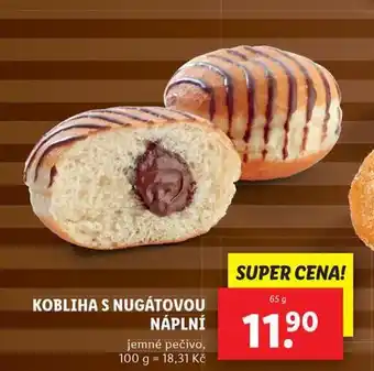 Lidl Kobliha s nugátovou náplní nabídka