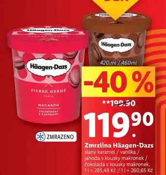 Lidl Häagen dazs zmrzlina nabídka