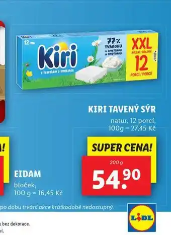 Lidl Kiri tavený sýr nabídka