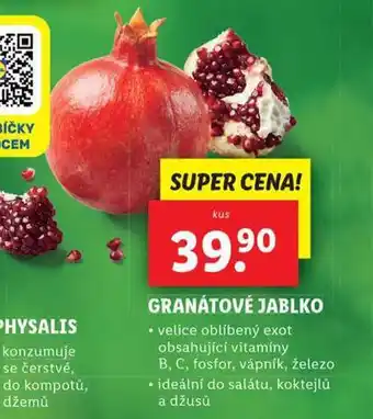 Lidl Granátové jablko nabídka