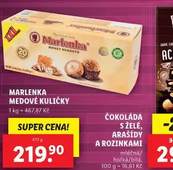Lidl Marlenka medové kuličky nabídka
