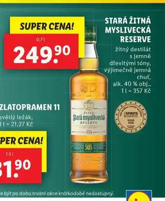 Lidl Stará žitná myslivecká reserve nabídka