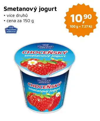 Můjobchod Smetanový jogurt nabídka