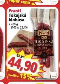 Norma Tokajská klobása nabídka