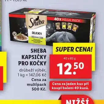 Lidl Sheba kapsičky pro kočky nabídka