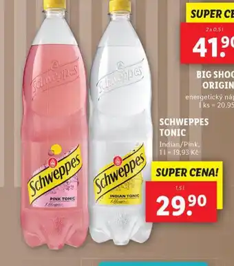 Lidl Schweppes tonic nabídka