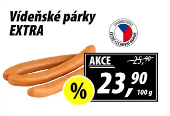 ZEMAN Vídeňské párky EXTRA nabídka