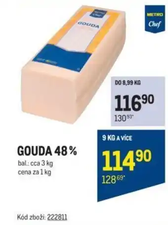 Makro GOUDA 48% nabídka