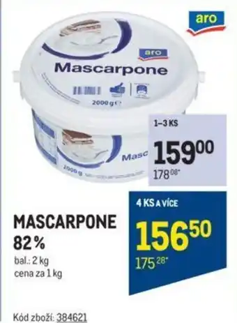 Makro MASCARPONE 82% nabídka