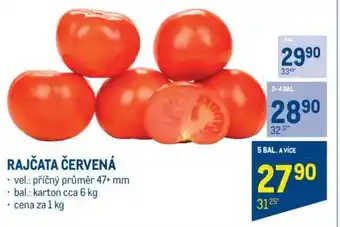 Makro RAJČATA ČERVENÁ nabídka