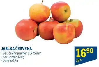 Makro JABLKA ČERVENÁ nabídka