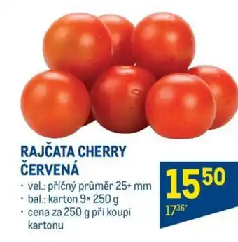 Makro RAJČATA CHERRY ČERVENÁ nabídka