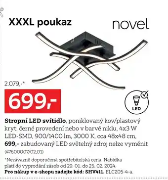 XXXLutz Stropní LED svítidlo nabídka