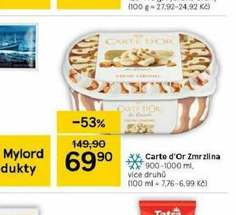Tesco Zmrzlina carte d´or nabídka