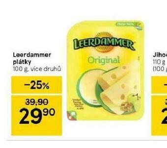 Tesco Leerdammer plátky nabídka
