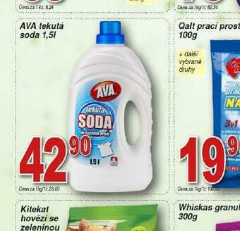 Lidl Ava tekutá soda nabídka