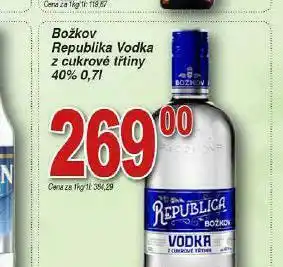 Lidl Božkov republika vodka nabídka