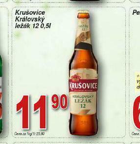 Lidl Krušovice královský ležák nabídka