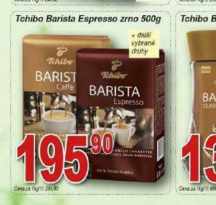 Lidl Tchibo barista espresso zrno nabídka