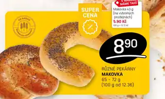 Flop RŮZNÉ PEKÁRNY MAKOVKA nabídka