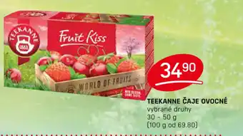 Flop TEEKANNE ČAJE OVOCNÉ nabídka