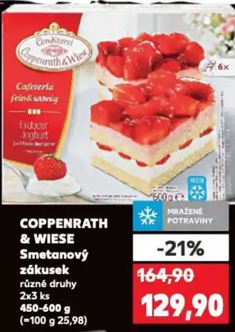 Kaufland COPPENRATH & WIESE Smetanový zákusek nabídka