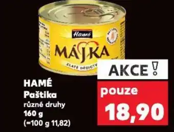 Kaufland HAMÉ Paštika nabídka