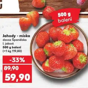 Jahody - miska