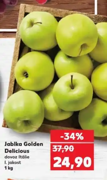 Kaufland Jablka Golden Delicious nabídka