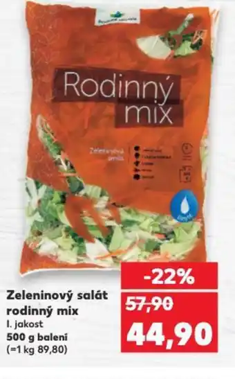 Kaufland Zeleninový salát rodinný mix nabídka