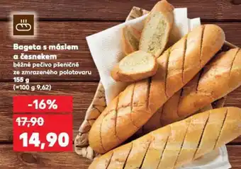 Kaufland Bageta s máslem a česnekem nabídka