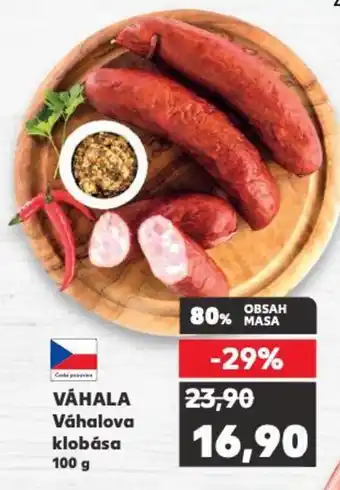 Kaufland VÁHALA Váhalova klobása 100 g nabídka