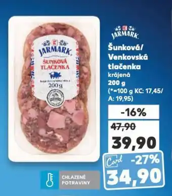 Kaufland Šunková/ Venkovská tlačenka nabídka