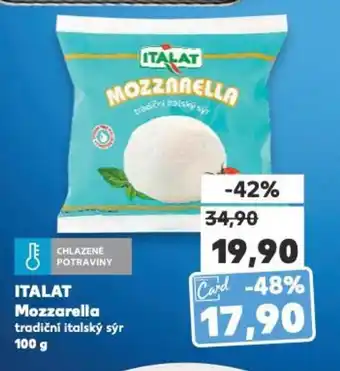 Kaufland ITALAT Mozzarella nabídka