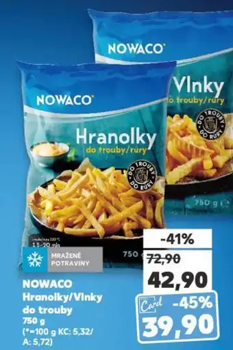 Kaufland NOWACO Hranolky/Vinky do trouby nabídka