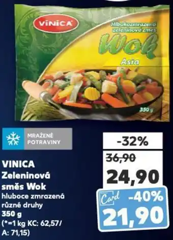 Kaufland VINICA Zeleninová směs Wok nabídka