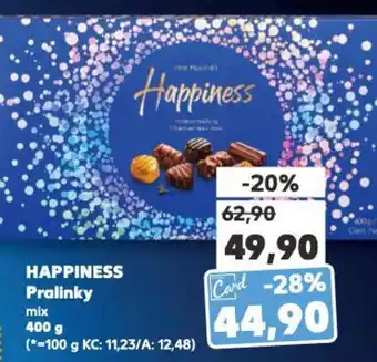 Kaufland HAPPINESS Pralinky nabídka