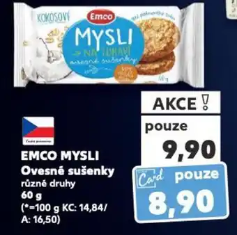 Kaufland EMCO MYSLI Ovesné sušenky nabídka