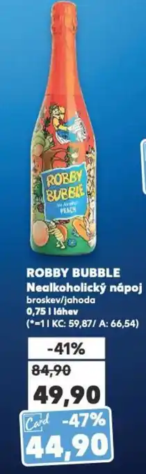 Kaufland ROBBY BUBBLE Nealkoholický nápoj 0.75L nabídka