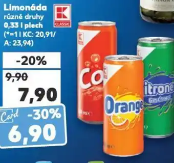 Kaufland Limonáda 0.33L nabídka