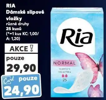 Kaufland RIA Dámské slipové vložky nabídka