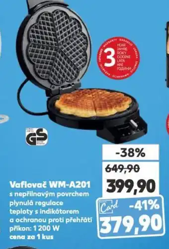 Kaufland Vaflovač WM-A201 nabídka