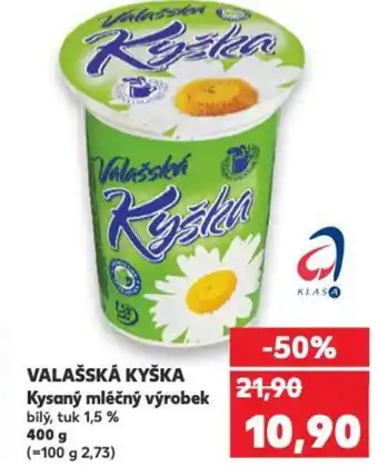 Kaufland VALAŠSKÁ KYŠKA Kysaný mléčný výrobek nabídka