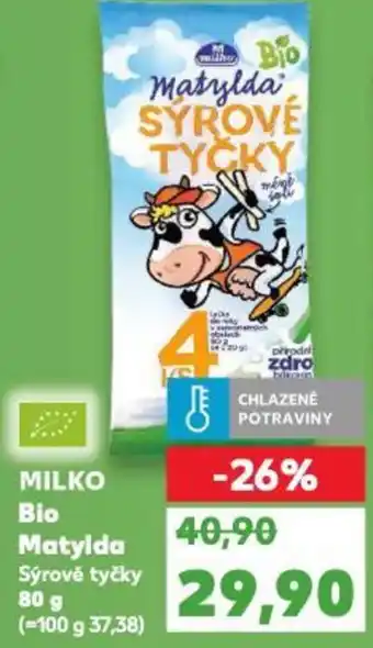 Kaufland MILKO Bio Matylda nabídka
