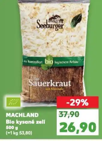 Kaufland MACHLAND Bio kysané zelí nabídka